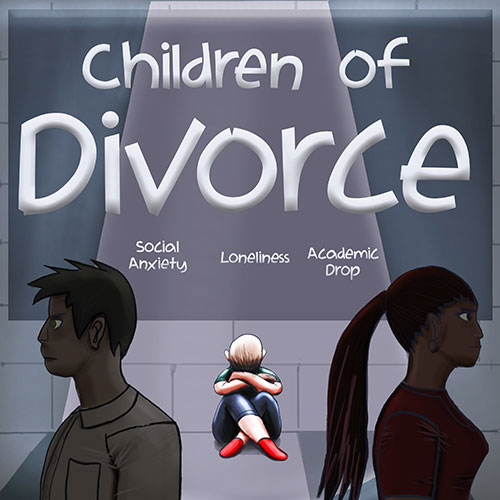 《离婚对孩子的影响》插图作者:阿尔文·希达亚特