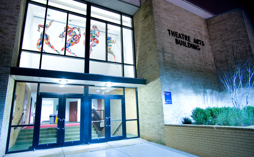 Theatre Arts building on the MC Rockville campus