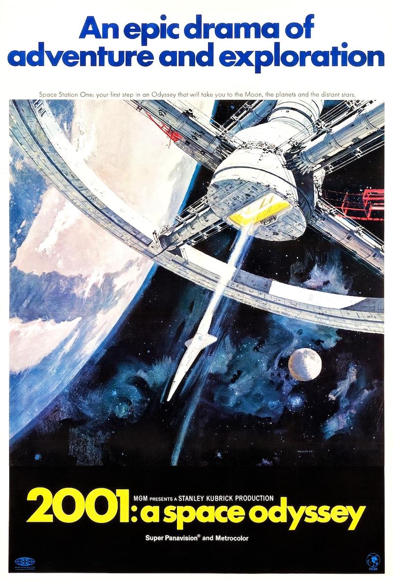 电影《2001太空漫游》的海报