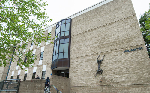The Humanities building on the Rockville campus which houses the Digital Learning Center