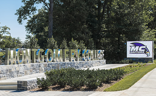 Montgomery College Rockville Entrance Sign