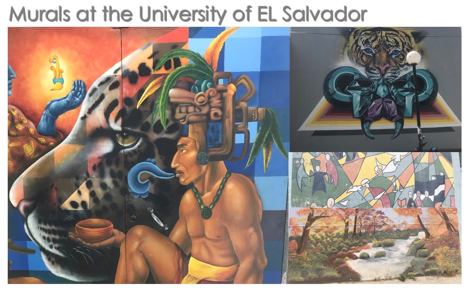 萨尔瓦多大学的壁画图像