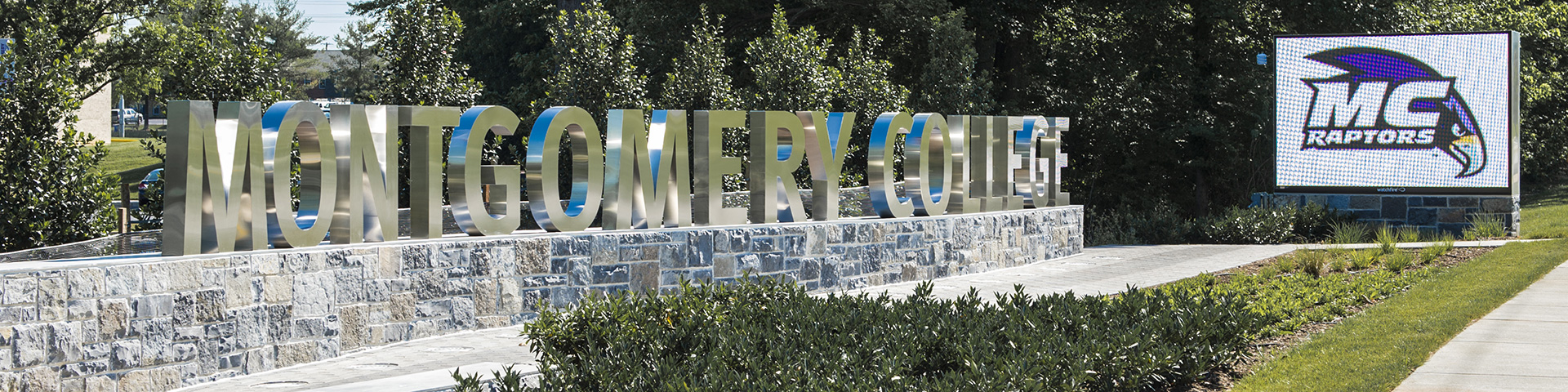 Montgomery College Sign Rockville