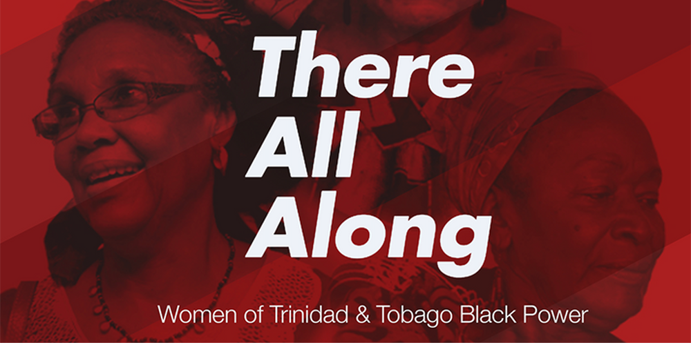 装饰形象。文字写道:“特立尼达和多巴哥女性的黑人权力一直在那里。”